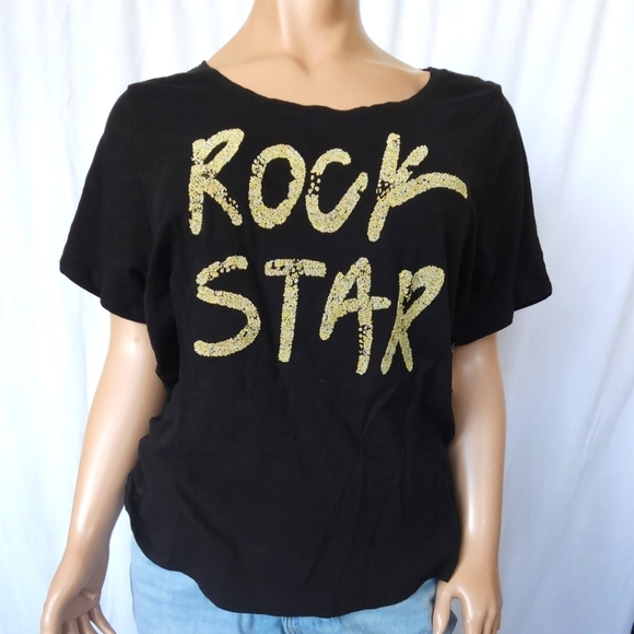 Lane Bryant Tops - Embellished Rock star tee